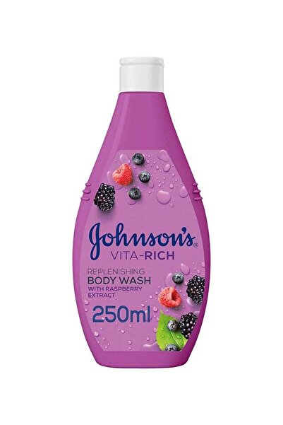 Johnson's غسول الجسم المغذي فيتا ريتش بخلاصة التوت 250 مل