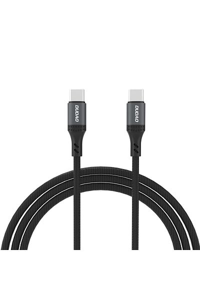 DUDAO Cablu împletit USB-C L3CC - USB-C 60W 2m - Negru