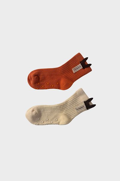 Katia&Bony 2-Piece Socket Socks with Baby Accessories