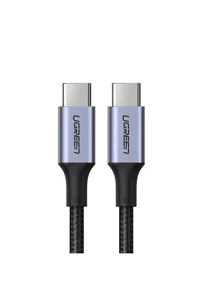 Ugreen Kabel przewód w opocie USB-C - USB-C PD QC FCP 100W 5A 480Mb/s 1.5m - szary