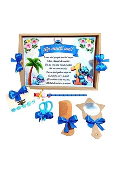 OEM Set tava mot/turta 6 piese, personalizat Stitch