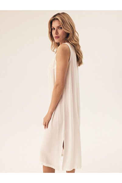 ESOTIQ Women's Summer Nightgown Sleep Dress with Wide Straps Sleeveless Lightweight | Ritu