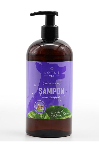 Lotus Cosmetics Lotus Vet Sampon pentru caini si pisici 500 ml