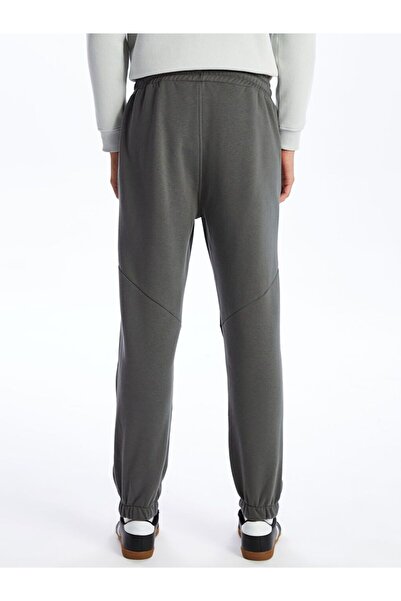 LC Waikiki Ανδρικό παντελόνι Jogger με χοντρό κορδόνι από ανθρακί Standard Fit