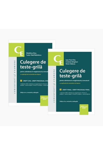 Editura Hamangiu Collection of tests-grid for admission to master's degree