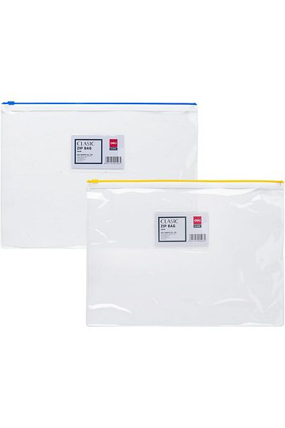 Deli A4 PVC Zip Bag (E5526)