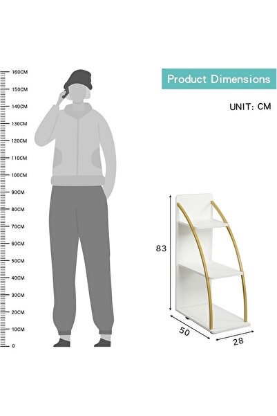 Türkiye Engineered Wood 3 Tier Sofa Side Table Bedside Table Side Table End Table Corner Table Coffee Table