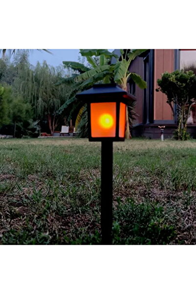 Petrix 23243 Solar Mum Efektli Bahçe Lambası - Siyah