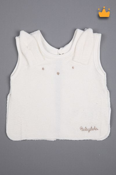 Babydola Πετσέτα βρεφική τροφή και σαλιάρα με κλειστή πλάτη που απορροφά τον ιδρώτα καφέ 11659