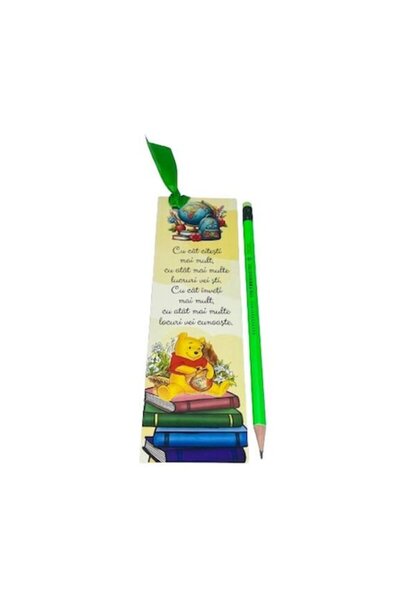 OEM Set semn de carte cu mesaj si creion personalizat nr 9