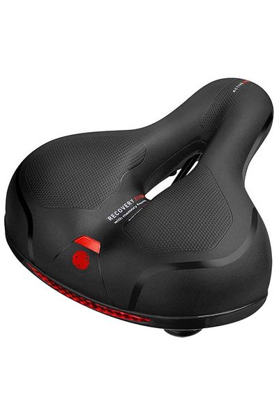 Aptel Bicycle saddle, gel, black, 25x20x9 cm