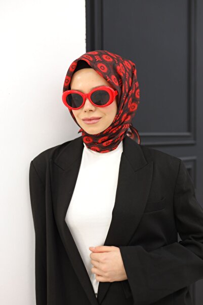 Silk Home وشاح من القطن الناعم مع زهرة التوت البري - 73076 - 06