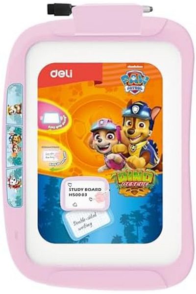 Deli EH50003 Double-Sided Whiteboard – 306×215mm, Assorted Colors, Smooth Writing Surface for Hom