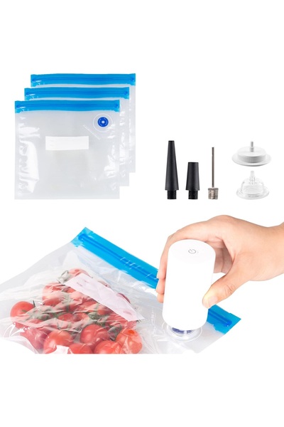 Biki جهاز غلق مفرغ الهواء محمول باليد، يعمل بالبطارية (البطاريات غير متضمنة)