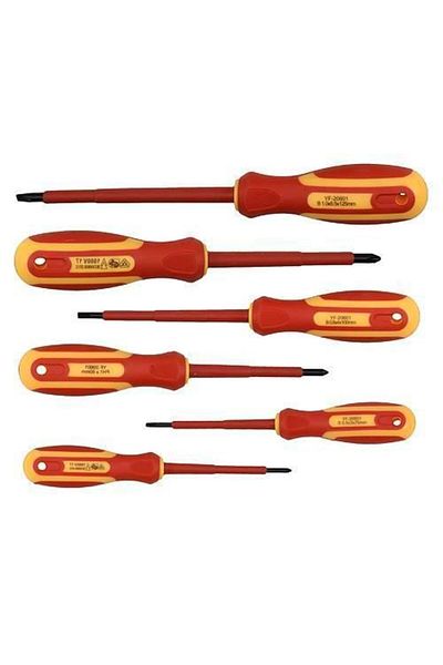 Strend Pro Electrician screwdrivers, 6 pieces, 1000 V, Strend Pro