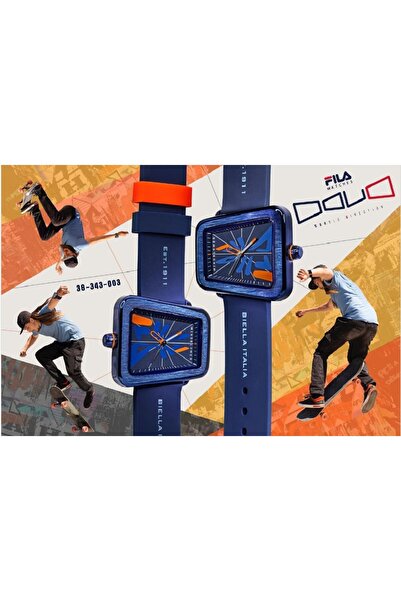 Fila Adult Unisex Analog Watch, Blue 38-343-003, 42 mm