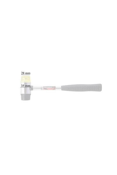 Strend Pro Plastic/rubber hammer, 35 mm