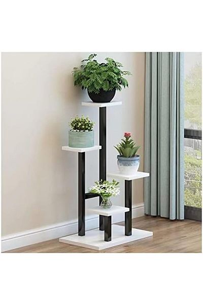 Türkiye Plant Stand Indoor Outdoor Plant Display Holder Rack Multi Tier Flower Stands,Garden Shelves Size: 1