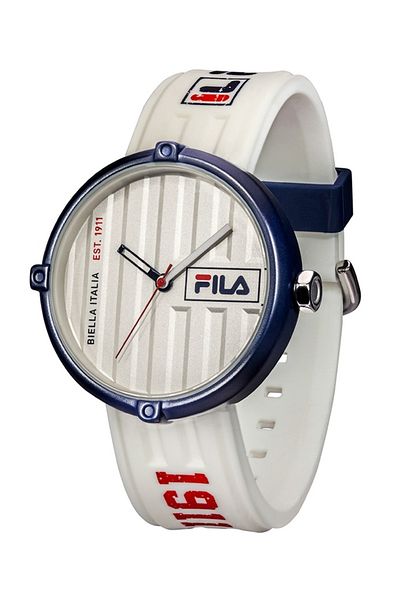Fila Adult Unisex Analog Watch, White 38-338-104, 40 mm