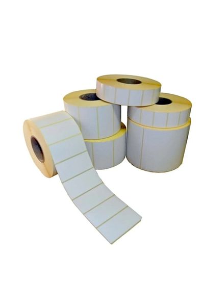 Sırımsı Kraf -3 Pack- Eco Thermal Barcode Roll Label (40 Pack) 50X30Mm (1000 Li)