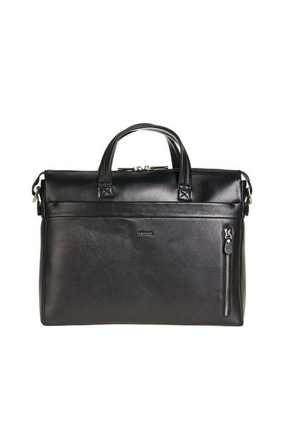 Grande Men's Genuine Leather Briefcase Black 6874