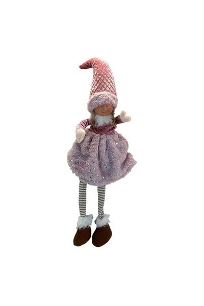 Magic Home Christmas decoration, little girl, 58 cm