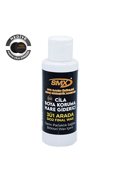 SMX 3'Ü 1 Arada Cila-Boya Koruma-Hare Giderici 100 Ml + Pasta Cila Süngeri