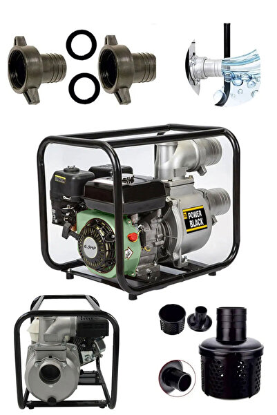 POWER BLACK Bakır Sargılı Yüksek Performans 6,5 hp Yakıt Tasarruflu 3 İnc Ben...
