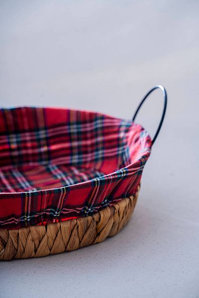 ACAR Rustika Nomia Wicker Round Bread Basket - 28 cm