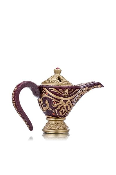 Asghar Ali Aladdin red incense burner