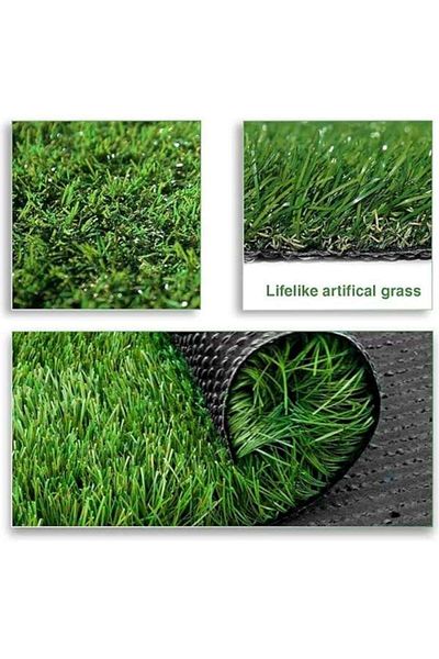 Mercaton Mercaton Artificial Grass Carpet, Lawn Type, Fiber Length 35 mm, UV Resistant, Length 1 Meter, Wide