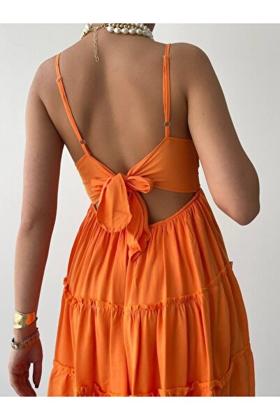 ALPACO فستان نيفل بصدر مجمّع