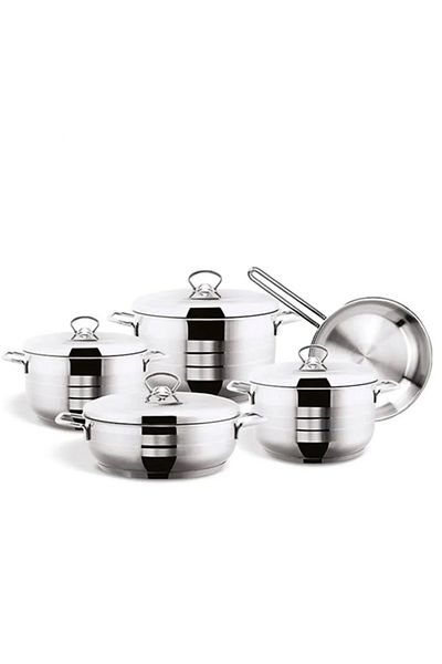 Cady One 9-Piece Non-Stick Stainless Steel Cookware Set, Made in China