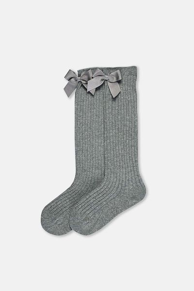 Katia&Bony Baby Girl Bow Detail Knee High Socks