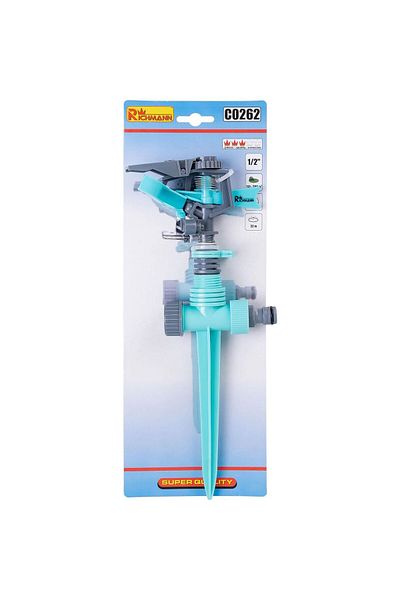 richmann Pulsating sprinkler, with stake, plastic, 113-380 sq m, Richmann