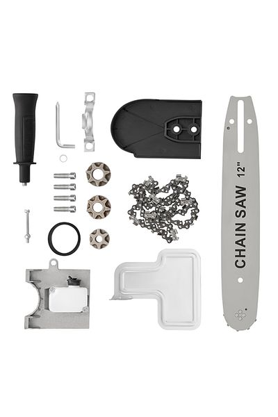 Lawazim 12-inch Chain Saw Attachment for Angle Grinder - Conversion Kit with Kickback Protection
