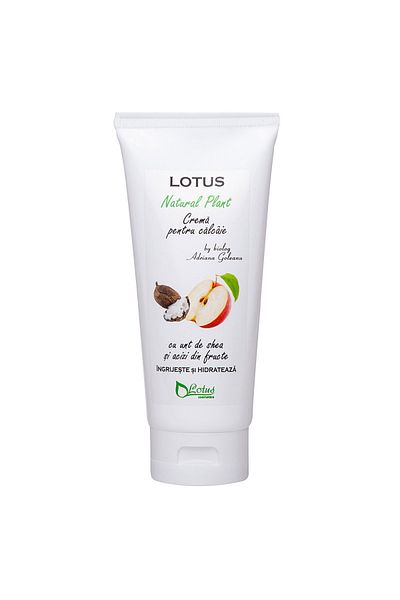 Lotus Cosmetics Lotus Plant Crema pentru calcaie cu unt de shea si acizi din fructe 200ml