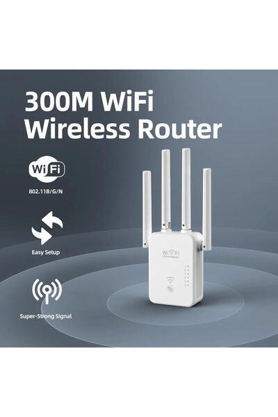 Apera Onezero GA07-1 2.4GHz Kablosuz Wifi Sinyal Güçlendirici Repeater Menzil Artırıcı