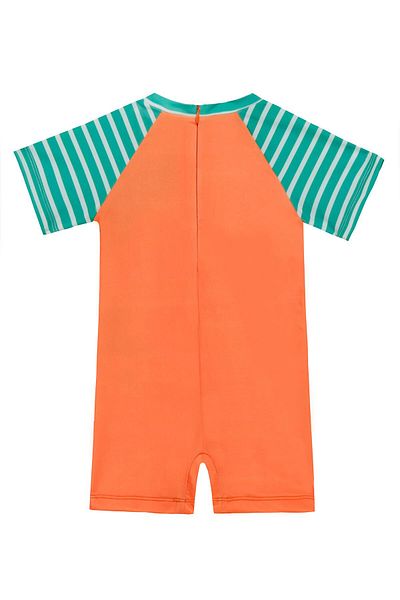 zehracatasariim Baby Boy and Child Cesena Short Sleeve Jumpsuit Swimsuit Upf+50 - Protected