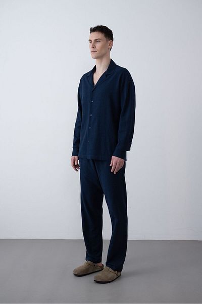 TÜZeMEN Baggy boy textured casual pants
