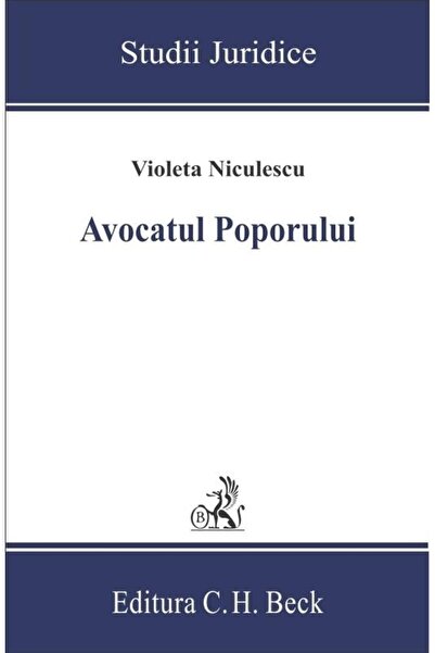 Editura CH Beck Avocatul Poporului, Violeta Niculescu