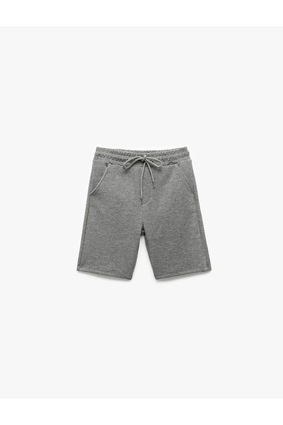 Koton Pantaloni scurți de bază din amestec de viscoză cu buzunare pentru talie