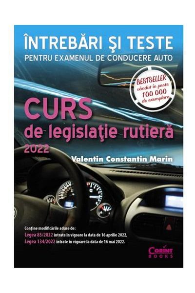 Editura Corint Curs de legislatie rutiera 2022. Intrebari si test