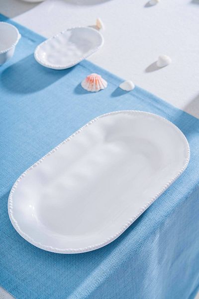 ACAR Milano Oval Boat Plate - 33 cm