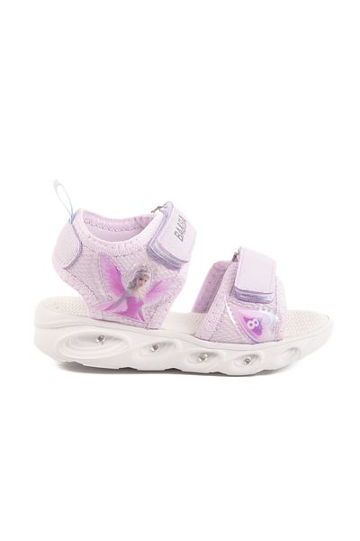 AYAKMOD Lilac Velcro Lighted Baby Girl Sandals 018129 B