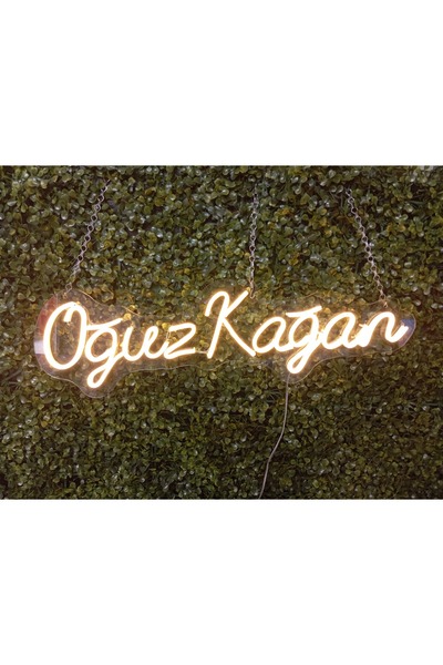 Marco Fresco Kişiye Özel Neon LED Yazı 9 Harfli – İsim Yazılı Dekoratif Duvar...