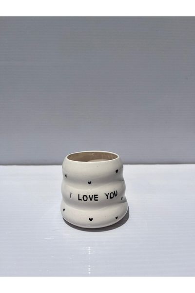 AYLEFE HOBBY I Love You Ceramic Handmade Bubble Cup 200ml