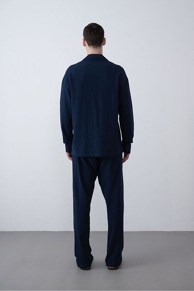 TÜZeMEN Baggy boy textured casual pants