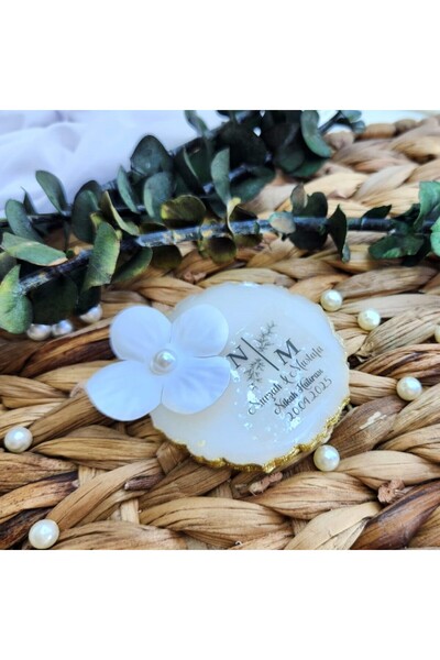 Hayaller Dükkanı 15 Adet Epoksi Magnet Söz Nişan Nikah Sünnet Bebek Hediliyel...