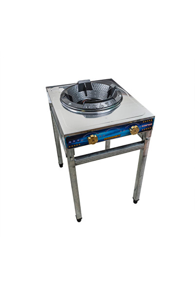 Z-Tools Aragaz cu suport din oțel inoxidabil, tip masă, 1 arzător, înălțime 6...